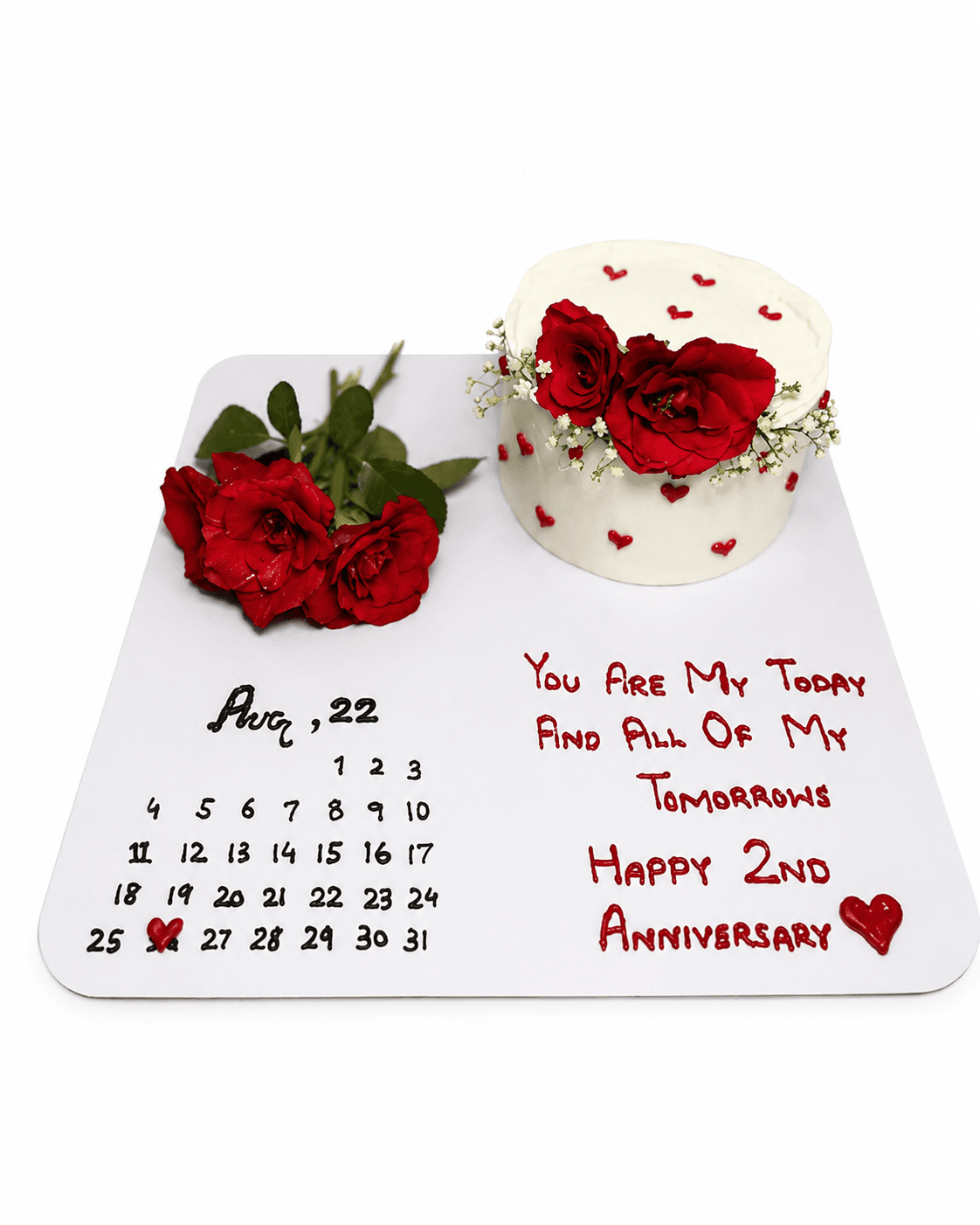 Anniversary Calendar Cake