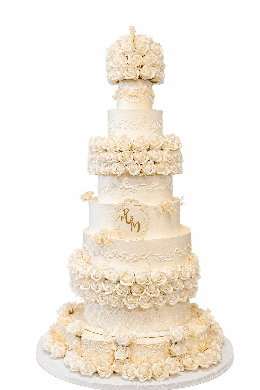 Tall Sugar Rose Cake