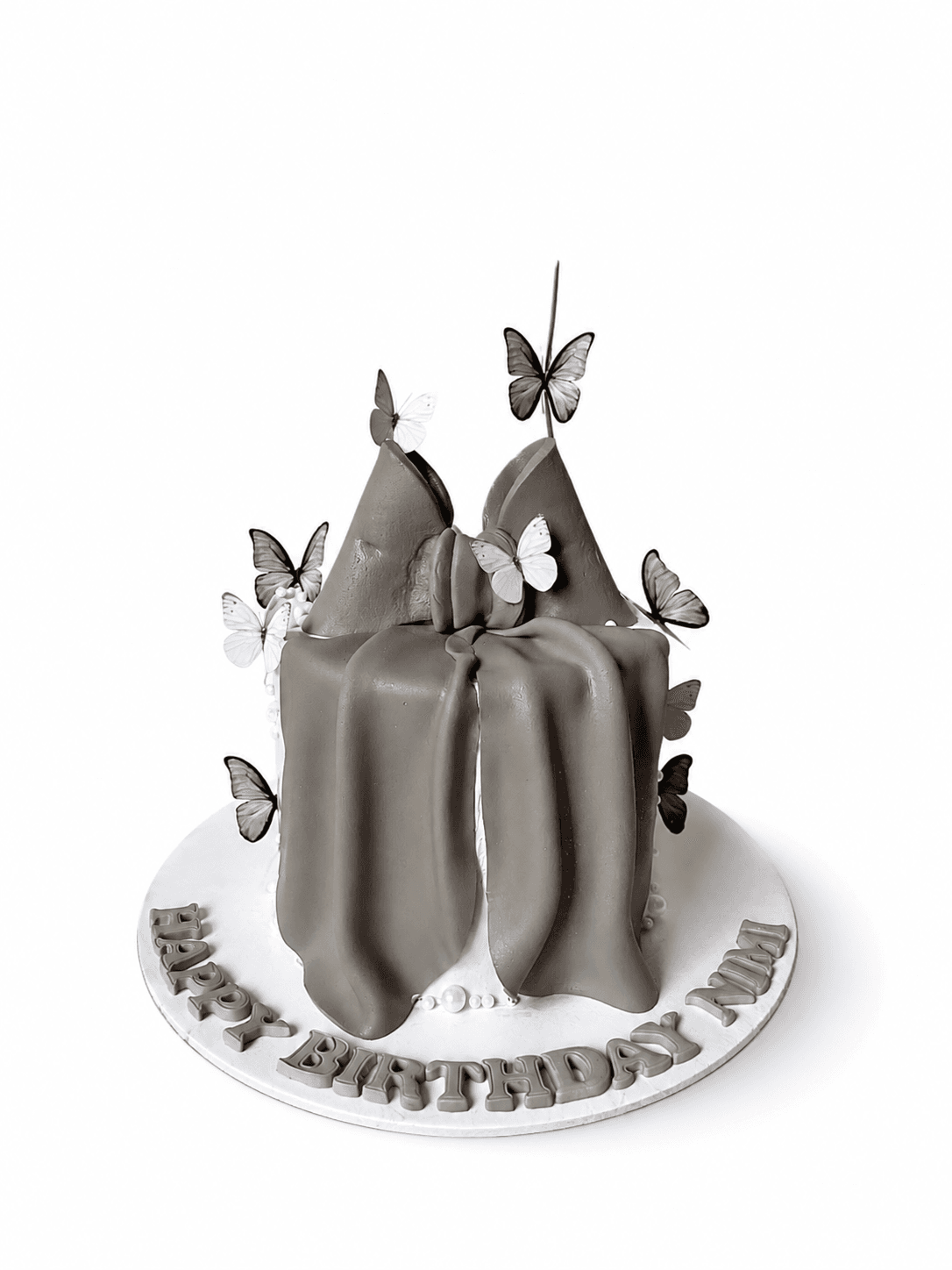 Black Butterfly Cake